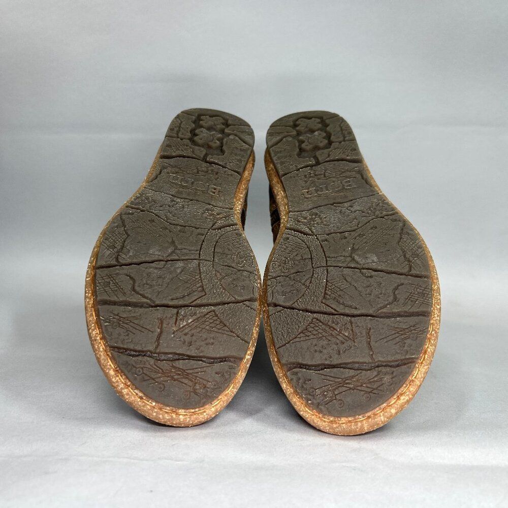 Born Taran Boots‎ Women's Size 7.5 Tan Distressed Suede Leather Ankle Booties - Picture 11 of 13
